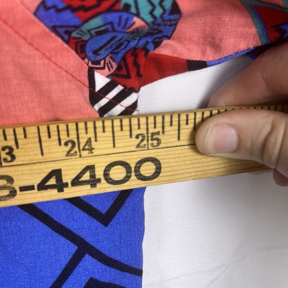 Vtg Frontier Series Western Short Sleeve‎ Shirt Southwest Aztec Men's XL - Picture 5 of 6